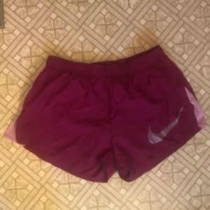 Purple Nike Running Shorts